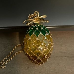 Mia Fiore Hand Painted Enamel 18kt Gold plt Sterlg